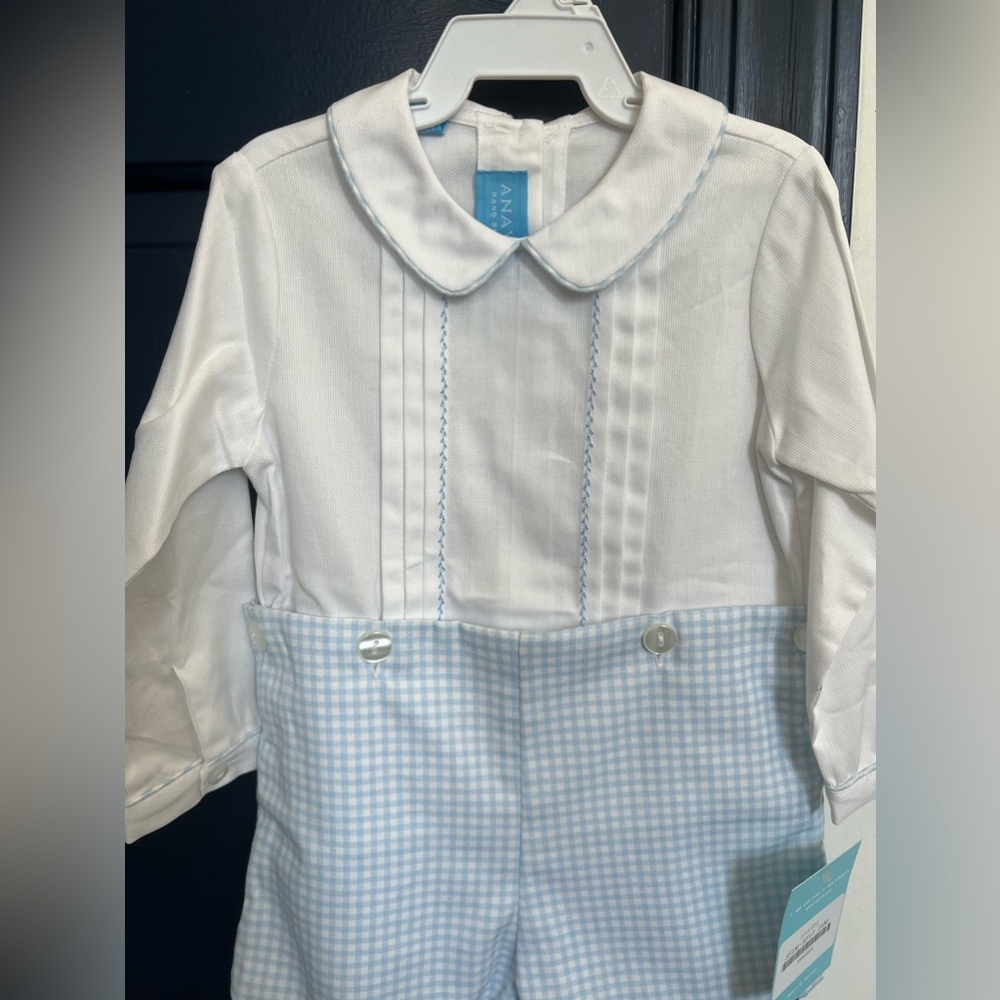 Anavini BUTTON ON SHORTS SET